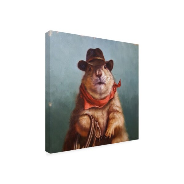 Lucia Heffernan 'Underground Cowboy' Canvas Art,35x35